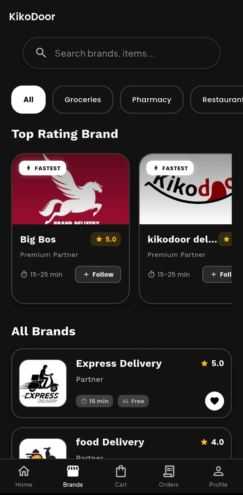 KikoDoor mobile app preview